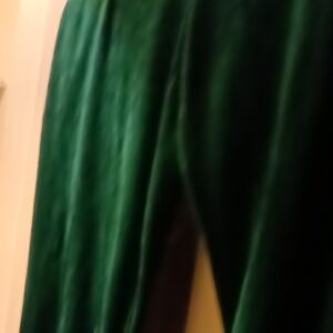 Green Velvet Pants